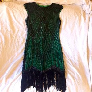 Vintage style flapper dress